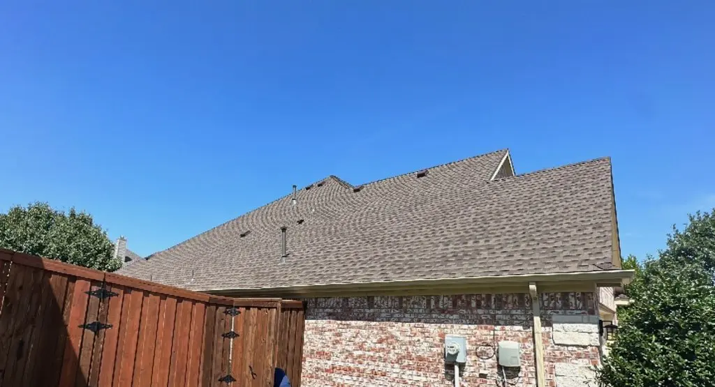 Completed roof replacement project in Spring Valley